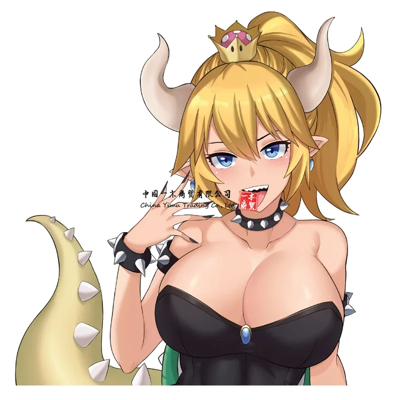 Adesivo Per Decalcomanie Anime Bowsette Female Bowser Per Auto Camion Laptop Playboy