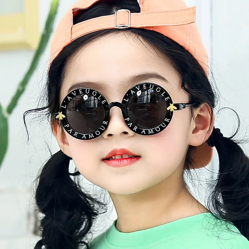 Children Sunglasses Girl Baby Boy Summer Round Frame 0-8T Korean Version Fashion Photography Props kids sunglasses