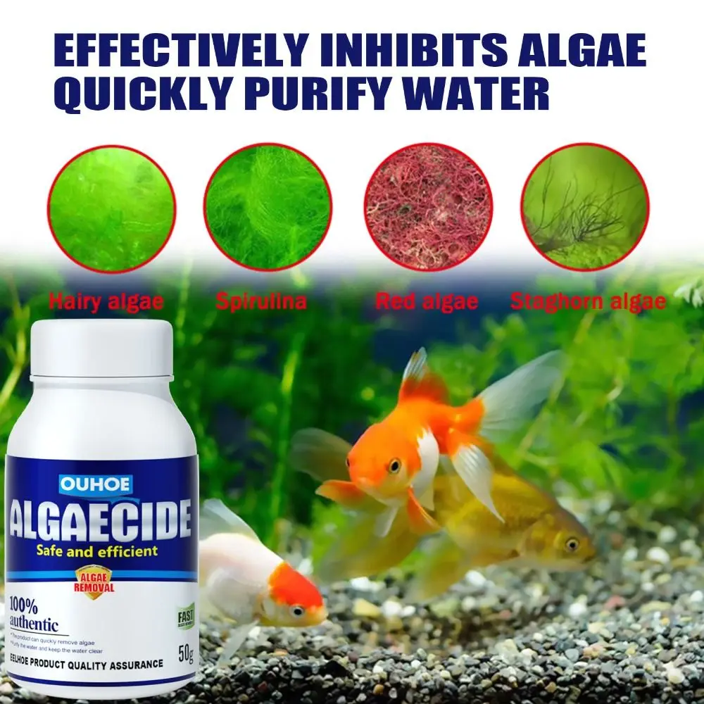 

Easy Cleaning Aquarium Algaecide High Quality Pet Supplies Effective Purifier Algae Repellent Tank Moss Remover