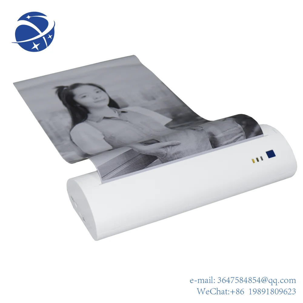 

YunYiA4 Portable BT Thermal Receipt Printer Support PDF Documents photos Printing for Ios Android PC USB with free APP