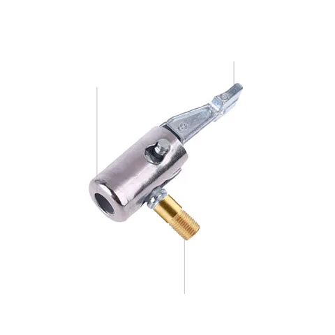 Tire Air Chuck Compressor Tire Inflator Tire Chuck with Barb Connector for Hose Repair  For Portable Inflatable Pump