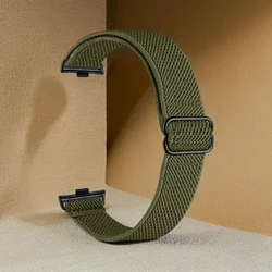 Sport Elastic Strap - Premium Nylon Replacement Wristband for Redmi Watch 5 (Olive green)