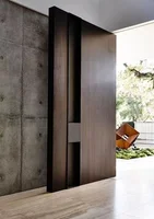 DS New Arrival US Villa Main Entry Door Modern Design Pivot Wood Doors 2