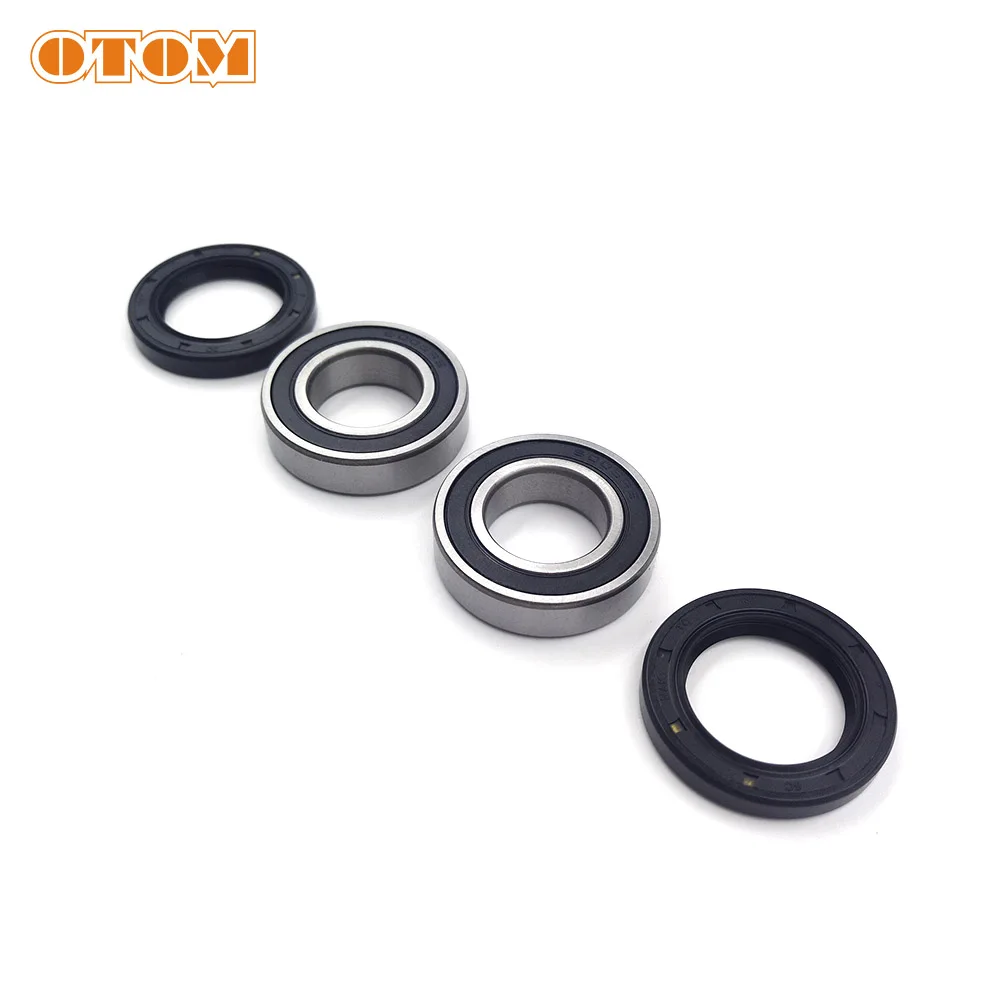 OTOM Motorcycle Front Rear Wheel Hub Oil Seal Bearing Set For KTM EXC200 SX300 XC150 CR125 HUSQVARNA TC250 FC450 FE250 FE390E