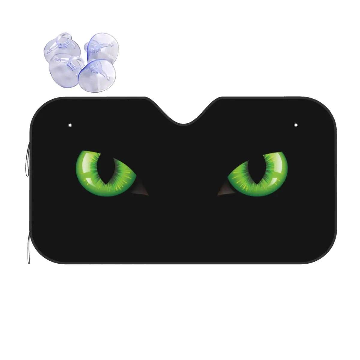 

Cat Fold-up Windshield Sunshade 76x140cm Green Eye Foils Sun Visor Car-covers