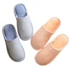 Spring and Autumn Cotton Slippers Four Seasons Winter Women's Indoor Cixi Home Use Cotton Linen Non slip Linen Home Couple 5