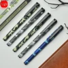 3/6/12pcs Camouflage Design Neutral pen tactile smooth grip Comfortable Quality ink for writing and conference use back toschool 2