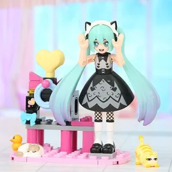 Hatsune Miku Building Block Variety Elf Series Set Assembled Educational Toy Cute Model Home Ornament Creative Gift