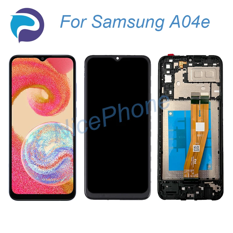 

Для Samsung A04e ЖК-экран + сенсорный дигитайзер дисплей SM-A042F/M/DS A04e ЖК-экран дисплей