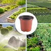 200Pcs 4 Inch Plastic Flower Seedlings Nursery Supplies Planter Pot/Pots Containers Seed Starting Pots Planting Pots 3
