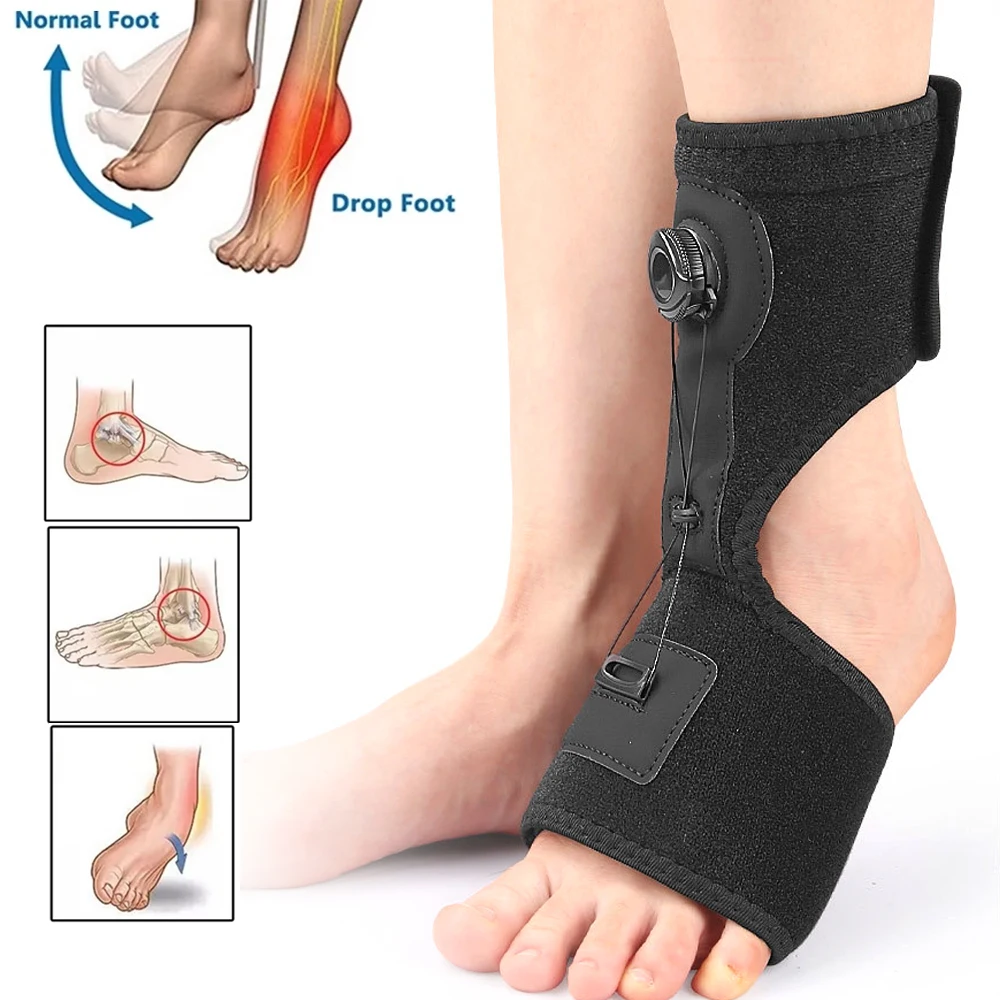 1PCS Drop Foot Brace Lifting Up Foot Walking Relieve Lower Limbs Instability Stroke Cerebral Palsy