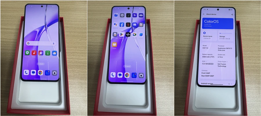 New Oneplus ACE 3V Snapdragon 7+ Gen 3 Octa Core NFC 6.74 Inch 120Hz 2.5D OLED Screen 50MP Camera 5500mAh Battery 100W SUPERVOOC