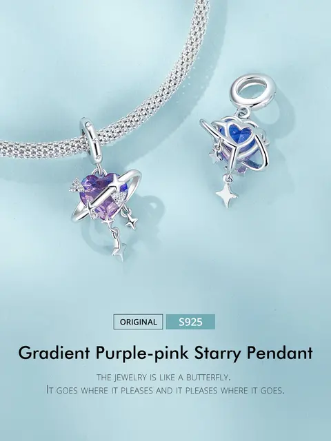 Collana Con Ciondolo A Forma Di Cuore Con Nodo D'amore In Argento Sterling Con Zirconi Bicolore, Ragazza E Cane - Foto 8