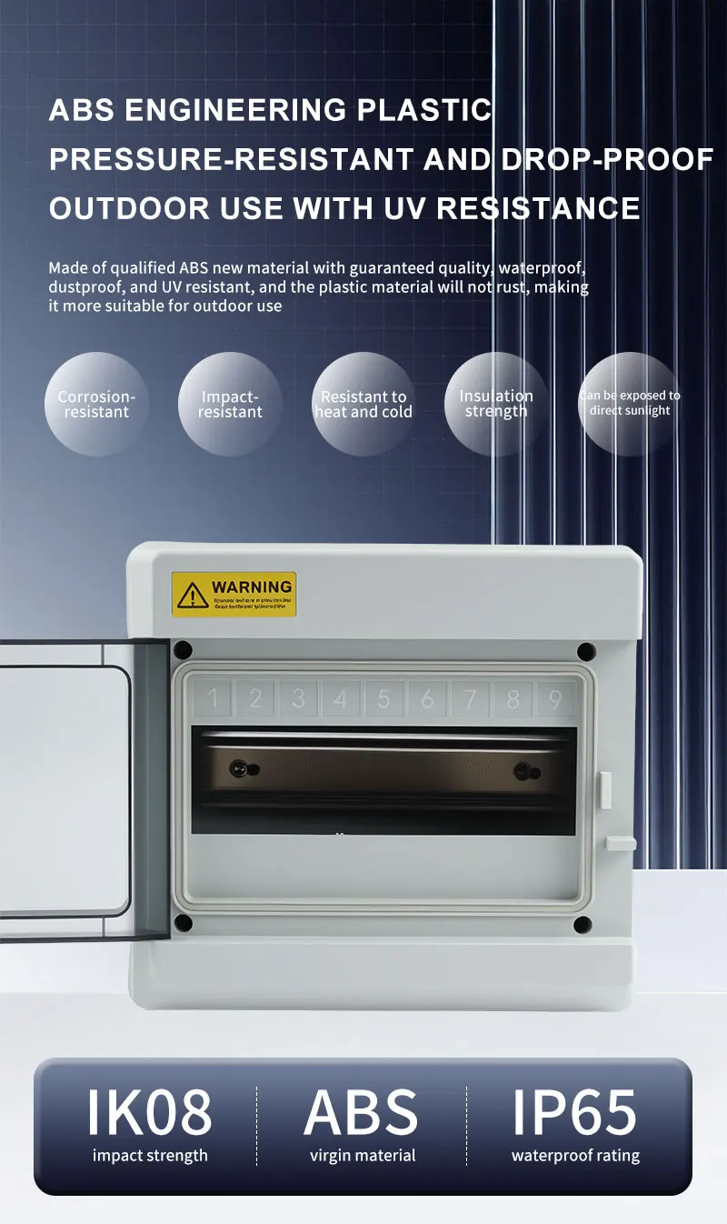 HS-4/6/9/12/15/18/24/36 WEG IP65 Wasserdichte Verteilerkasten ABS Kunststoff Elektrische Gehäuse Outdoor Schalter Anschlussdose DIY GO – Detail 3