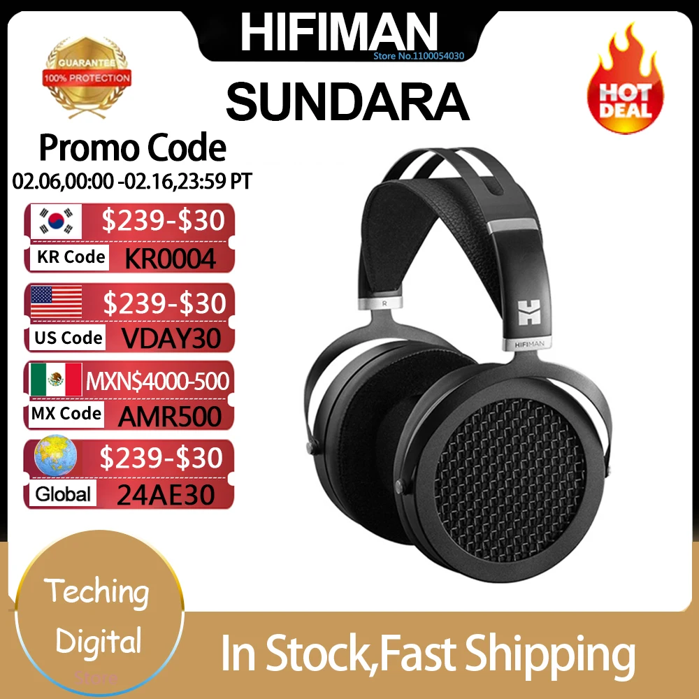 Hifiman Sundara Closed Back, Hifiman Sundara Headphones