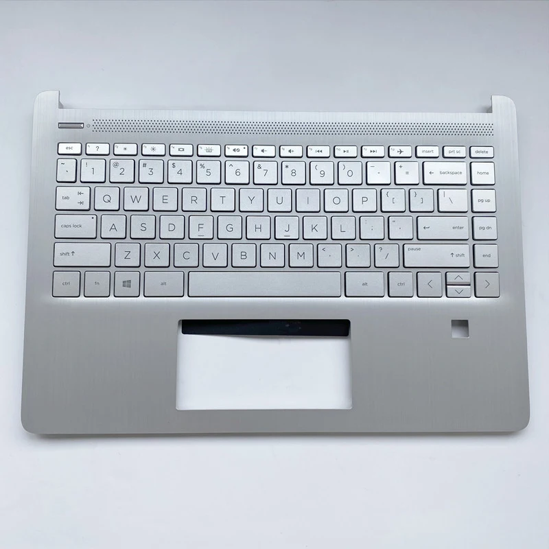 Teclado Resto da Palma para hp 14-dq 14-fq Tpn-q221 14s-fr dr Portátil Capa Superior Case Escudo us ru L88200 L88206 L61506 L61507001 - Imagem 3