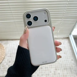 Macaron Solid Color Electroplated Resin Casting Phone Case - Galaxy S23 Ultra (1)