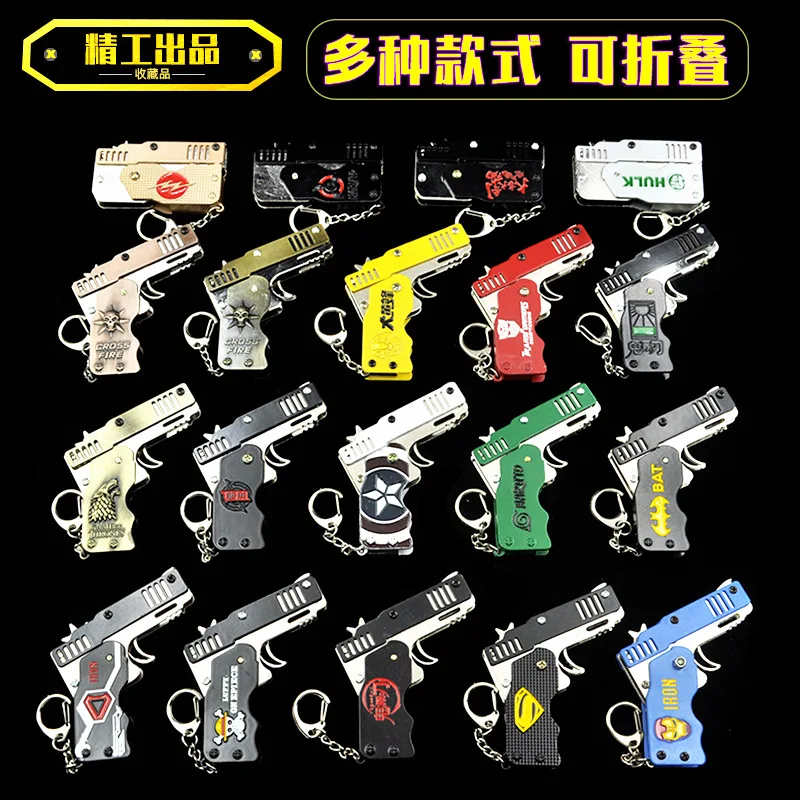 Minigun Glock Traumat Soft Bullet Toy Gun Armas Metal Pistola Rubber Band Minigun Disparo Contínuo Para Adultos Meninos Crianças Presente dropshipping atacado venda quente presentes nova chegada