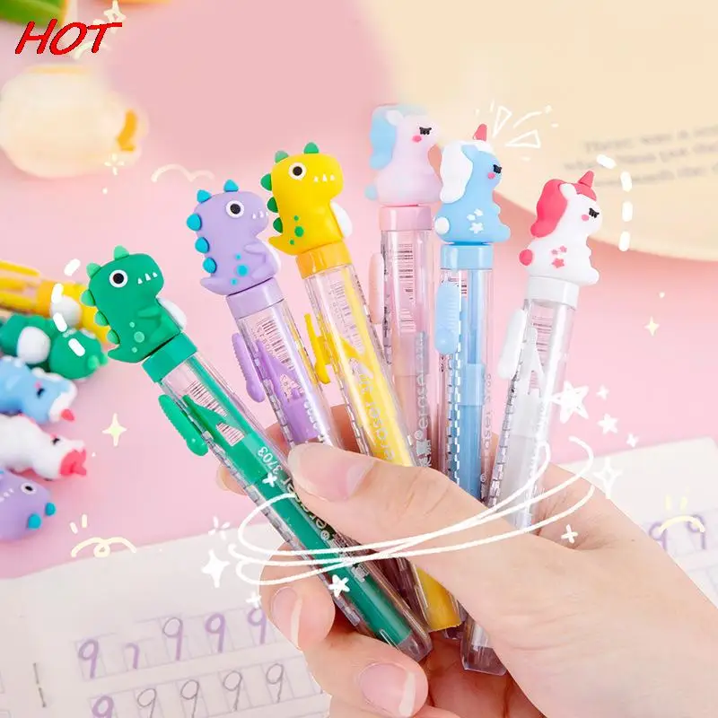 

Милый мультяшный Выдвижной карандаш-ластик, милый портативный Карандаш с нажимом, Детские офисные канцелярские принадлежности для студентов