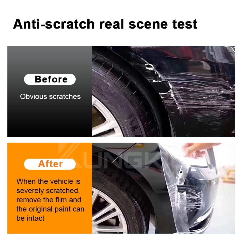 KUNGKIC TPU Autoscheinwerfer PPF für Mercedes Benz GLE W167 Luxus 2024 Basis 2020 2021 2022 2023 Klare BH-Lackschutzfolie – Detail 8