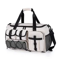 Lightweight Fashion Travel Backbag Large Capacity Wet And Dry Separation Short Trip Storage Bag Tide Cool Gym Bag for Men Women 1