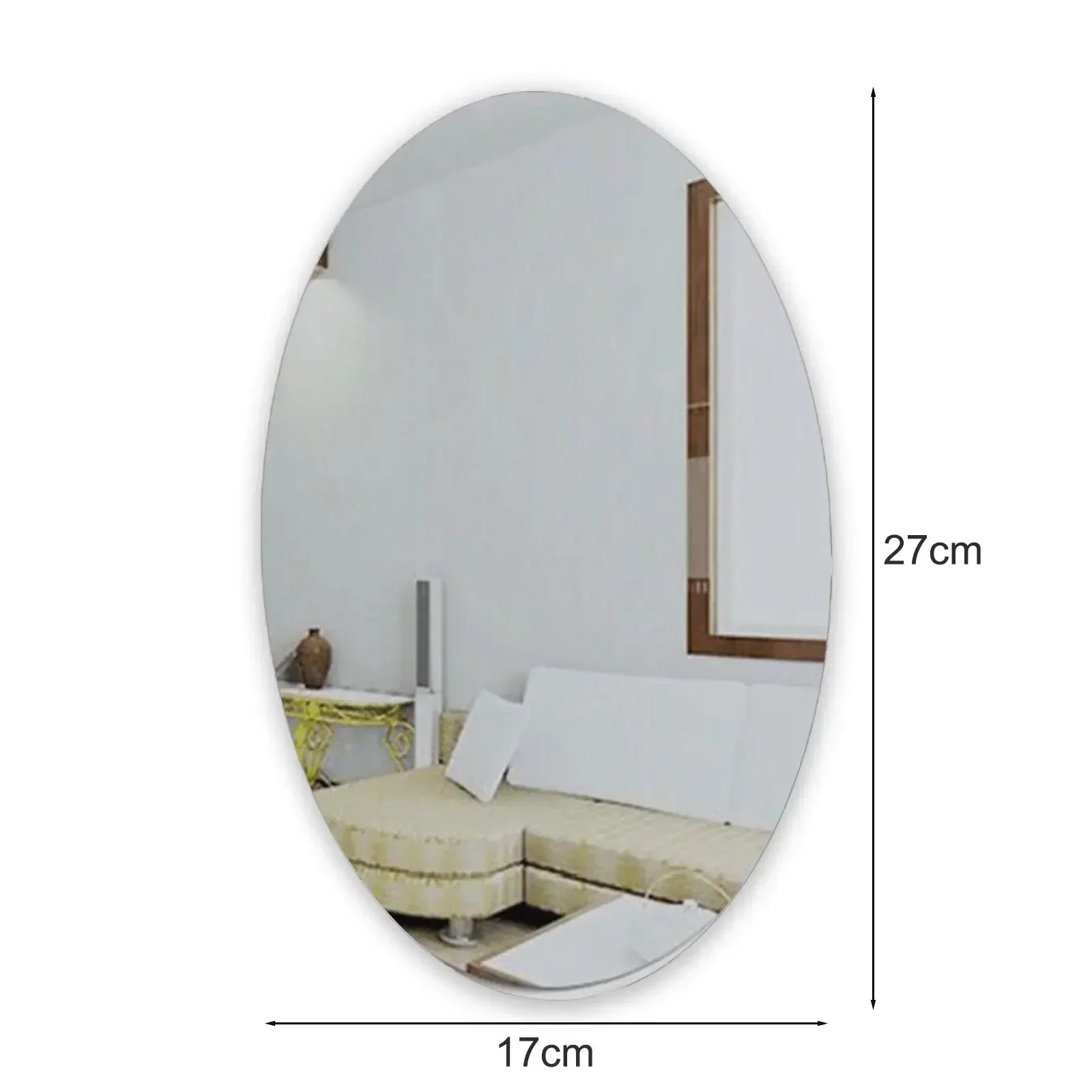 3D Square Mirror Wall Stickers Self-adhesive Mirrors Stickers Decal Home Decor Thicken Flexible DIY Art Acrylic Living Room Deco