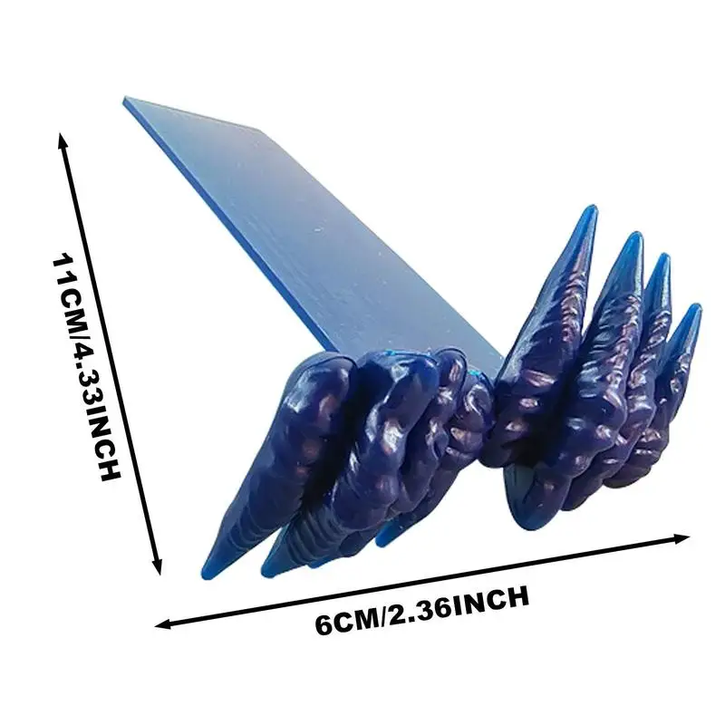 할로윈 고딕 북마크 마녀 클로 북마크 공포 문구 악마 클로 페이지 거치대, 송진 수제 성인 어린이 선물