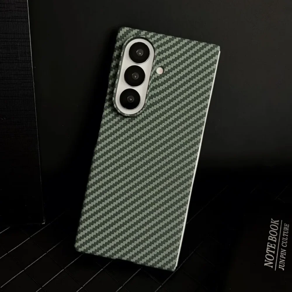Premium Carbon Fiber MagSafe Case with Tempered Screen Protector