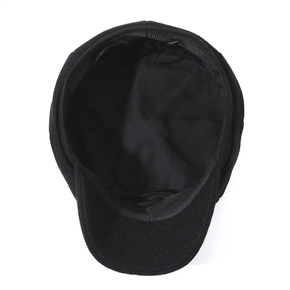 Einfarbig Mode Baskenmütze Outdoor Baumwolle Hut Herbst und Winter Winddicht Hüte Casual Männer Frauen Newsboy Hüte – Detail 4