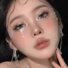 Fashon Pearl Face Stickers Pearl Temporary Tattoo Stickers Waterproof Glitter Eyeshadow Body for Festival Makeup 6