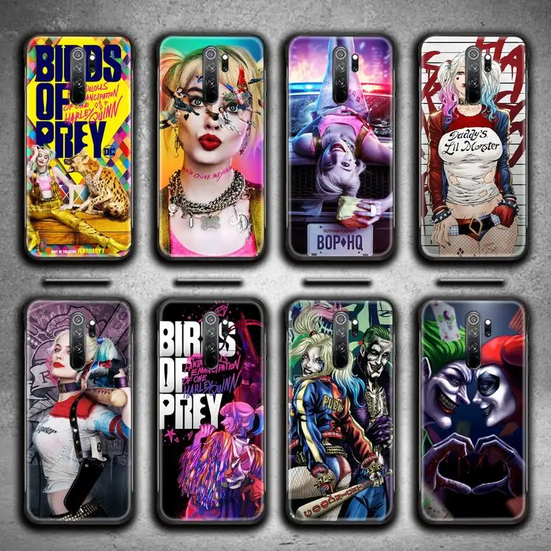 Сексуальная девушка Harley Quinn чехол для телефона Redmi 9A 9 8A Note 11 10 8 8T Pro Max K20 K30 K40 |