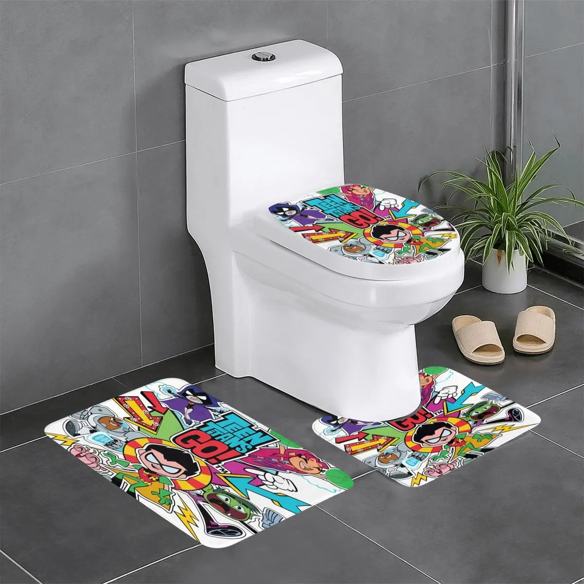 Teen Titans Go Toilet Mats Tappetini Da Bagno Tappeto Tappeto Betten Boys Room
