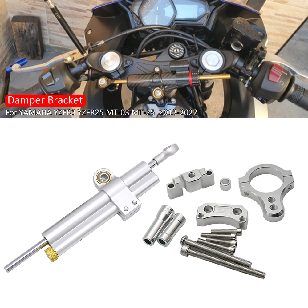 Steering Damper Yamaha Mt03 R3 Damper Steering R25 Motorcycle Yamaha Yzfr3 Yzfr25 Aliexpress