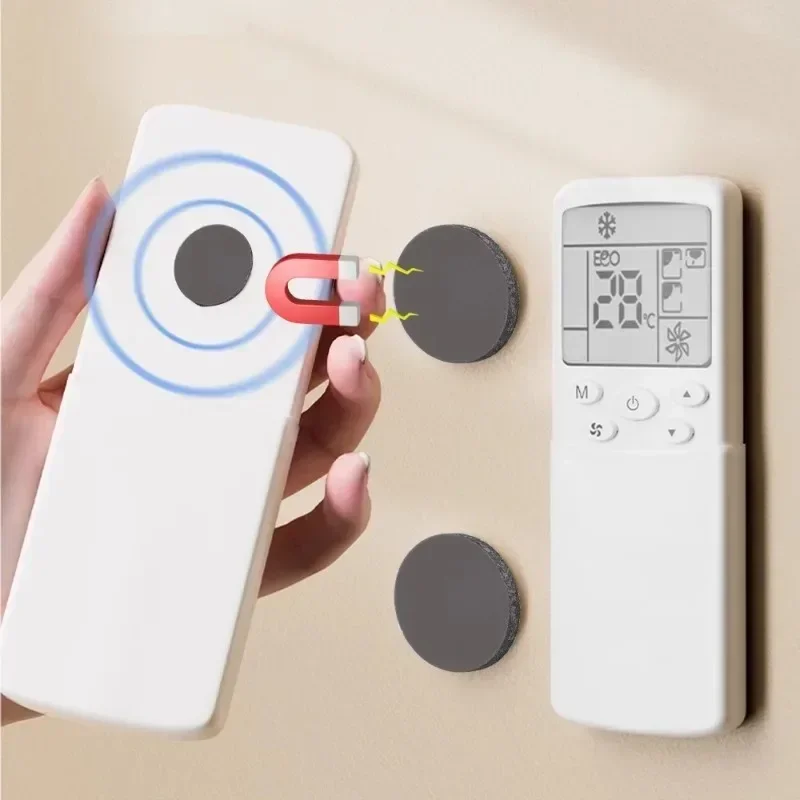 Round Magnetic Sheet Self Adhesive Magnets Disc Rubber Flexible Stickers DIY Home Refrigerator Wall Decoration