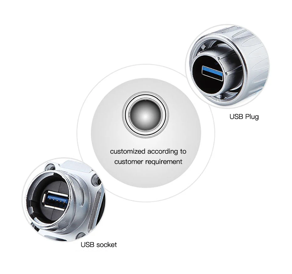 Plug Mount com Cabo de 0,5 m,