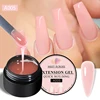 MEET ACROSS 8ml Milk White Quick Extension Gel Nail Polish Vernis Semi Permanent Soak Off  Nail Art UV Gel LED Varnish Nails 6
