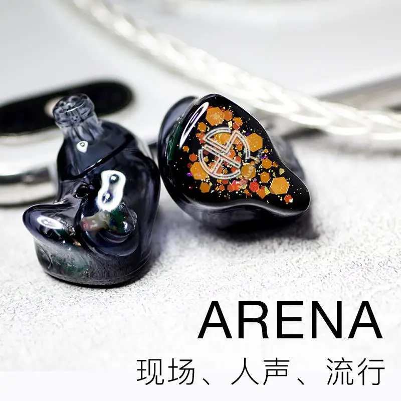 HSAudio Arena DD+4BA Hybrid Sonion Hifi Music Monitor DJ Studio Bass Audiophile 2Pin 0.78mm Earphones Headphones 6