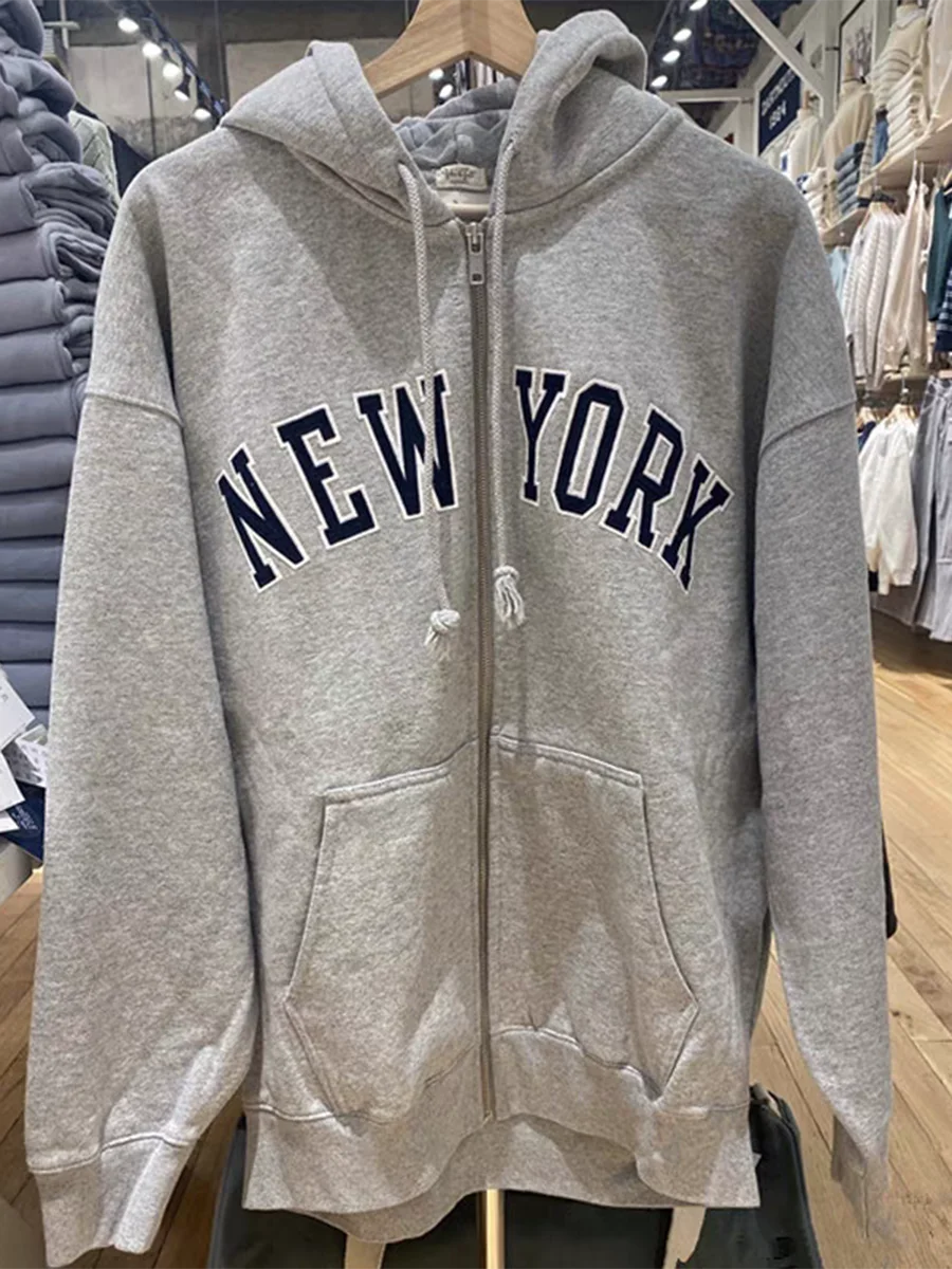Sweat à Capuche Zippé Femme - Coupe Ample, Manches Longues, Avec Poches - Polyester Confortable, Tailles XS à 5XL