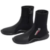 Neoprene Diving Boots Zipper Dive Boots Anti-Slip 5mm Scuba Diving Boots Lightweight for Diving Snorkeling Surfing 1
