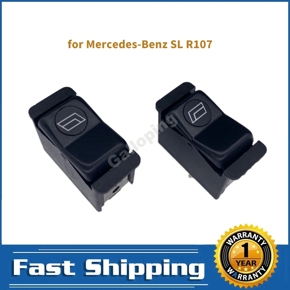 

Переключатель Стеклоподъемника для Mercedes-Benz SL R107 W107 1974-1989 0008203510 0008203610, 2 шт.