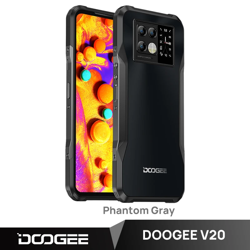 8gb ram ddr4 DOOGEE V20 5G Global Version New Smartphone 6.43" AMOLED Display 20MP Night Vision Camera 33W Fast Charging NFC 6000mAh Battery 8gb ram 8GB RAM