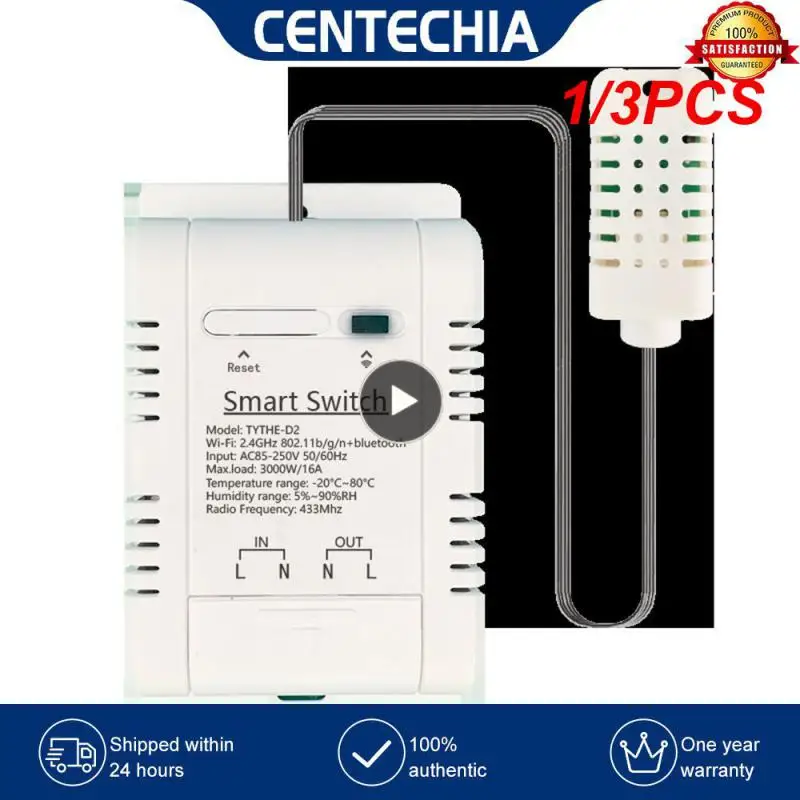 

1/3 шт., беспроводной термостат с Wi-Fi