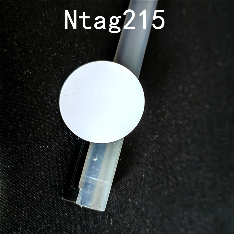 

NFC Ntag215 Coin TAG Key 13.56MHz NTAG 215 Card Label RFID Ultralight Tags Labels 25mm diameter Round Box