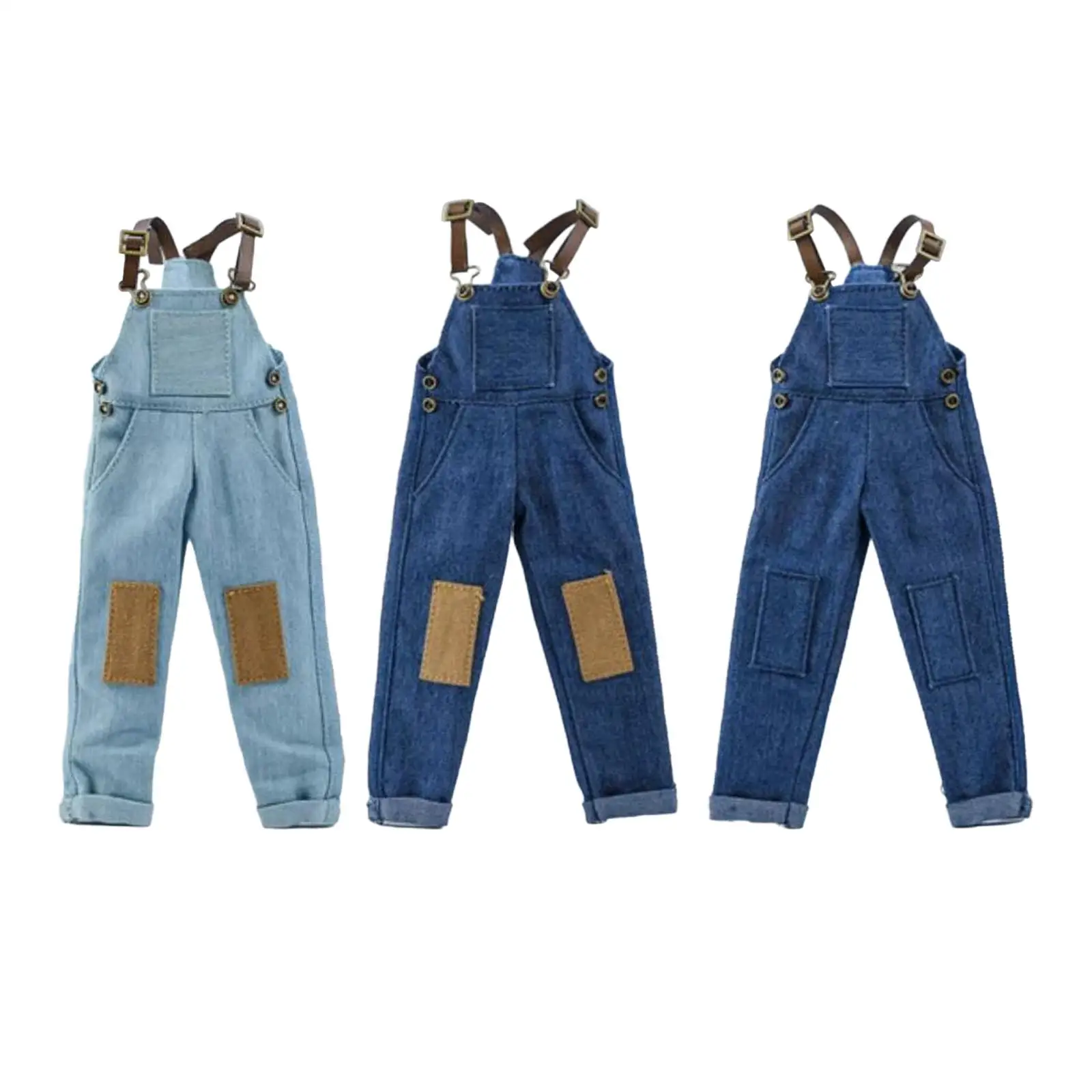 

Mini Pants Handmade 1/12 Male Doll Clothes Jumpsuit Jeans Pant Outfit Costume