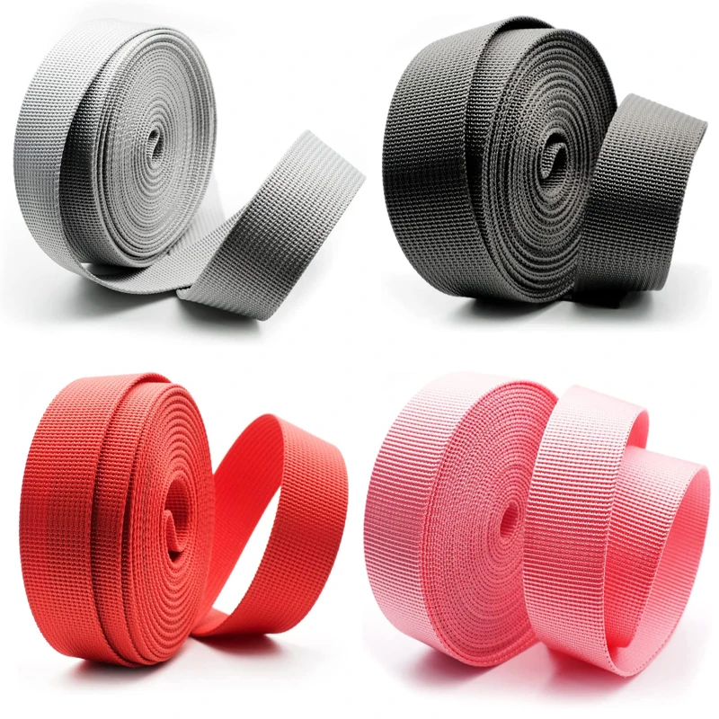 5Meters 25mm Colored Nylon Webbing for Backpack Strap Car Seat Belt Ribbon DIY Garment Binding Tape Sewing Accessories webbing ribbon nylon webbing nylon webbing tape