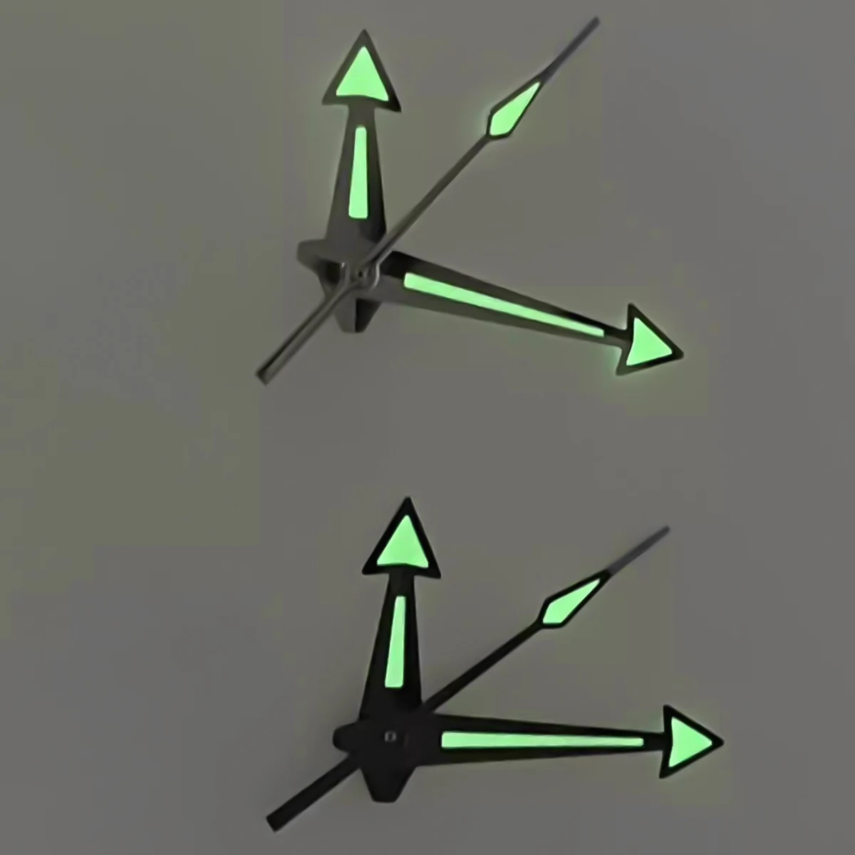 Luminous Multi-Color Watch Hands Set - Green, Silver, Black, Orange, Gold