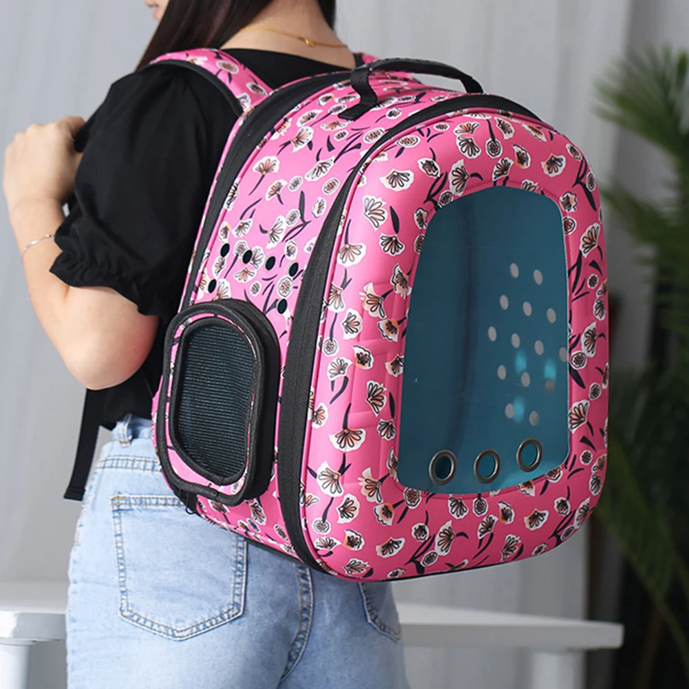 

Outdoor Pet Shoulder Bag Portable Cat Carrier Bag Breathable Transparent Bags For Small Dogs Cats Travel Puppy Carrying Backpack