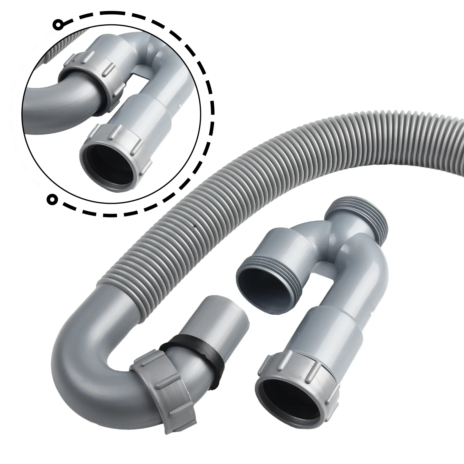 U-shaped Washbasin Water Pipe Sink Sewer Drainage Retractable Shaped Deodorizer Suitable For Kitchen And Bathroom 6