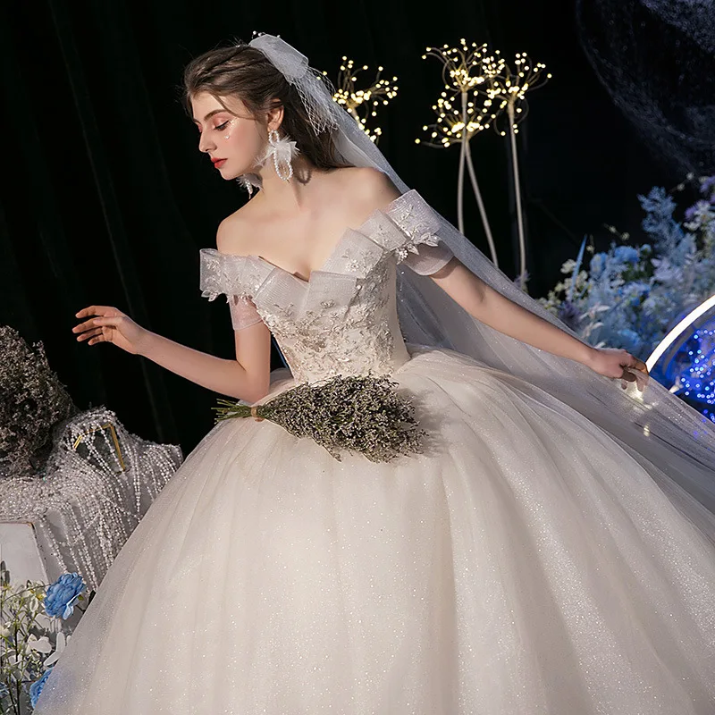 

Elegant Off The Shoulder A Line Wedding Dresses Simple Vestidos De Novia 2023 New Sukienka Na Wesele