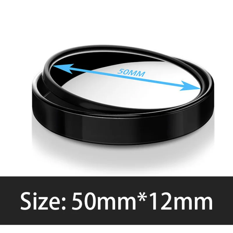 Rear view mirror car small circular high-definition auxiliary wide-angle convex surface anti-stun
